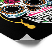 Cinco De Mayo Sugar Skull Dia De Los Muertos Day O Poster (Ecke)