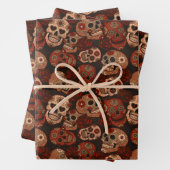 Cinco de Mayo Sugar Skulls Rose Geschenkpapier Set (Beispiel)