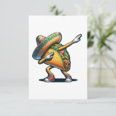 Cinco de Mayo Taco Dankeskarte (Stehend Vorderseite)