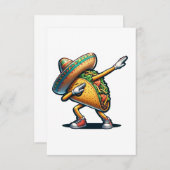 Cinco de Mayo Taco Dankeskarte (Vorne/Hinten)
