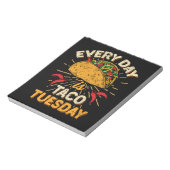 Cinco De Mayo Taco Dienstag Vintag Tacos Notizblock (Rotiert)