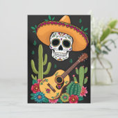 Cinco De Mayo Taco Karte (Stehend Vorderseite)