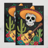 Cinco De Mayo Taco Karte (Vorne/Hinten)