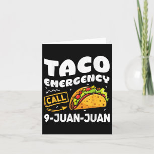 Cinco De Mayo Taco Notruf 9 Juan Juan Cinc Karte