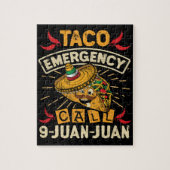 Cinco De Mayo Taco-Notruf 9 Juan Juan Puzzle (Vertikal)