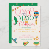 Cinco De Mayo Taco Party Einladung (Vorne/Hinten)