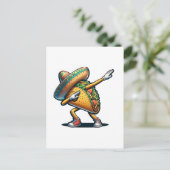 Cinco de Mayo Taco Postkarte (Stehend Vorderseite)