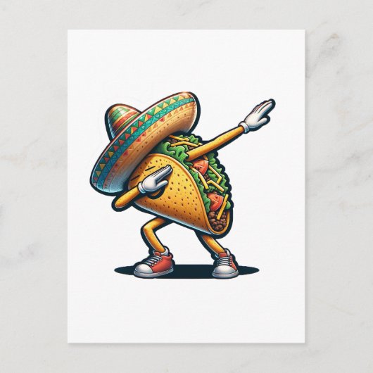Cinco de Mayo Taco Postkarte (Vorderseite)