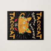 Cinco de Mayo Taco: Tacat spurte rückwärts Puzzle (Horizontal)