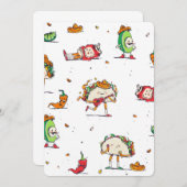 cinco de mayo tacos kawaii einladung (Vorne/Hinten)