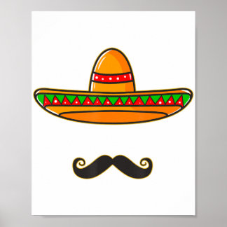 Cinco De Mayo Tag mexikanische Geschenke Nacho Ave Poster
