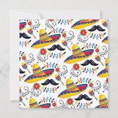 Cinco de Mayo Tequila Einladung (Rückseite)