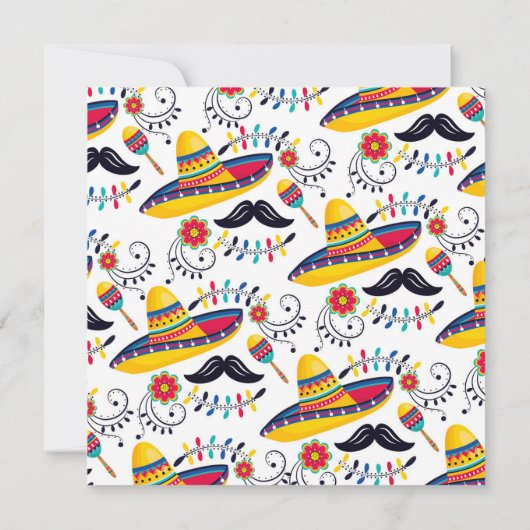 Cinco de Mayo Tequila Einladung (Rückseite)