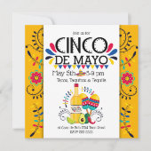 Cinco de Mayo Tequila Einladung (Vorderseite)