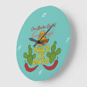 Cinco de Mayo Thunder_Cove Große Wanduhr (Winkel)