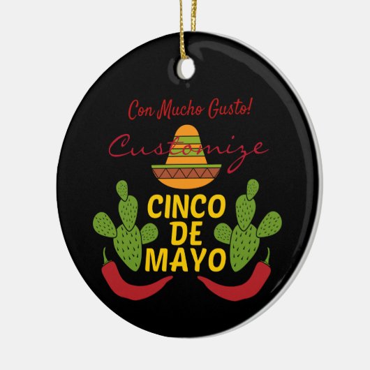 Cinco de Mayo Thunder_Cove Keramik Ornament (Links)