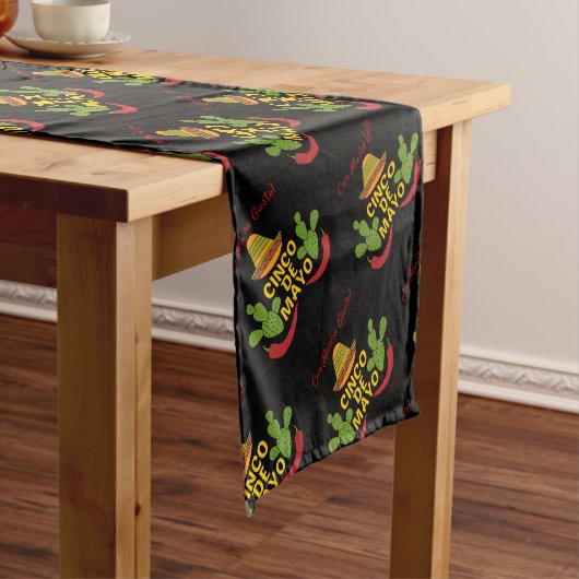 Cinco De Mayo Thunder_Cove Kurzer Tischläufer (Beispiel)