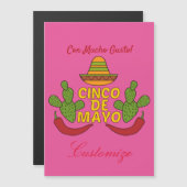 Cinco de Mayo Thunder_Cove Magnetkarte (Vorne/Hinten)