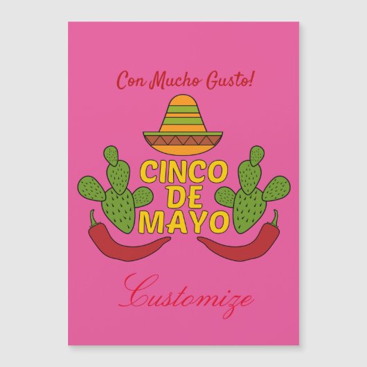 Cinco de Mayo Thunder_Cove Magnetkarte (Vorderseite)