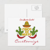 Cinco de Mayo Thunder_Cove Postkarte (Vorne/Hinten)