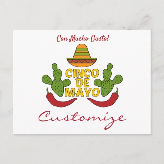 Cinco de Mayo Thunder_Cove Postkarte (Vorderseite)