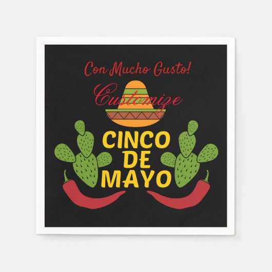 Cinco de Mayo Thunder_Cove Serviette (Vorderseite)