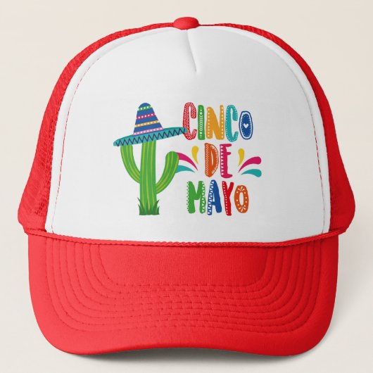 Cinco De Mayo Trucker Hat Truckerkappe (Vorderseite)