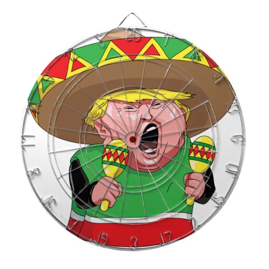 Cinco de Mayo trump Dartscheibe (vorne)