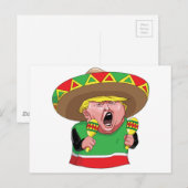 Cinco de Mayo trump Postkarte (Vorne/Hinten)