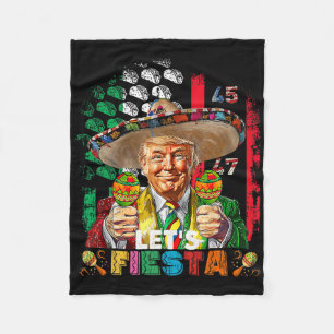 Cinco De Mayo Trump Taco Lustiger Mexikanischer Tr Fleecedecke