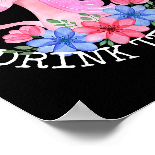 Cinco De Mayo Unicorn Rett Water Drink Poster (Ecke)