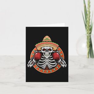 Cinco De Mayo Vintager mexikanischer Boxstil Great Karte