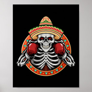 Cinco De Mayo Vintager mexikanischer Boxstil Great Poster