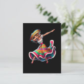 Cinco de Mayo Woman Postkarte (Stehend Vorderseite)