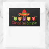 Cinco De Mayo Wortart Fiesta Party Aufkleber (Tasche)