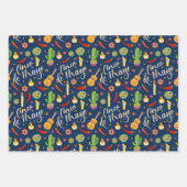 Cinco de Mayo Wrapping Paper Set 3 Geschenkpapier Set (Vorderseite)