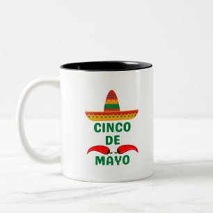 Cinco De Mayo Zweifarbige Tasse