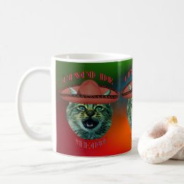 Cinco De Meow Gray Cat Cinco De Mayo Mexiko Kaffeetasse