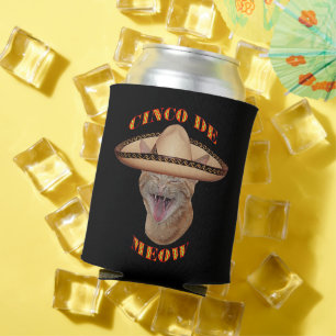 Cinco De Meow Katze Cinco De Mayo Mexiko Dosenkühler