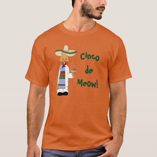 Cinco de Meow T-Shirt (Vorderseite)
