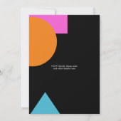 Cinco De Meowo Fun Cat Fiesta Party Time Einladung (Rückseite)