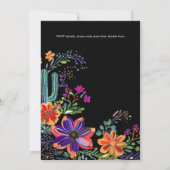 Cinco De Meowo Fun Cat Fiesta Party Time Einladung (Rückseite)