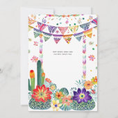 Cinco De Meowo Fun Cat Fiesta Party Time Einladung (Rückseite)