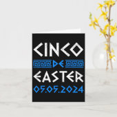 Cinco De Oaster Funny Cinco De Mayo Orthodox Griec Karte (Gelbe Blume)