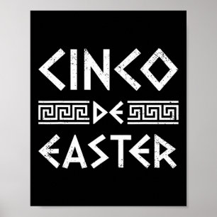 Cinco De Oaster Funny Cinco De Mayo Orthodox Griec Poster