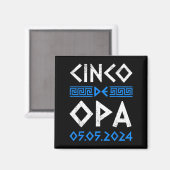 Cinco De Opa Funny Cinco De Mayo Orthodox Griechis Magnet (Vorderseite/Rückseite)