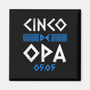 Cinco De Opa Lustiges Cinco De Mayo Orthodox Griec Magnet