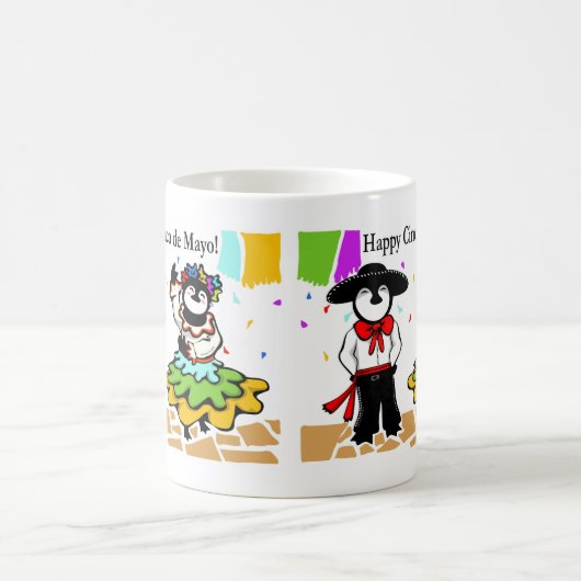 Cinco de Penguinos Kaffeetasse (Mittel)