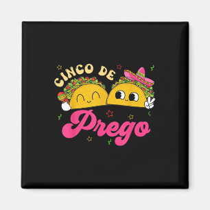 Cinco De Prego Taco Sombrero Schwangerschaft Ankün Magnet