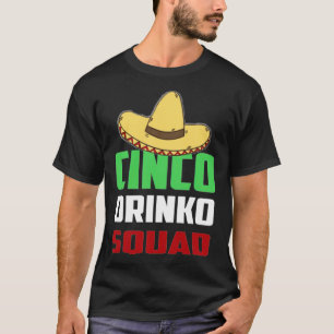 Cinco Drinko Anatomisches Quadrat - T-Shirt